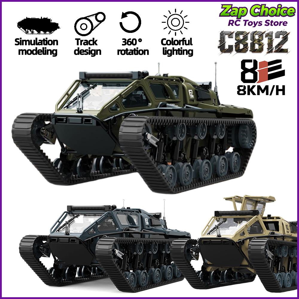Drone Vera Rc - JJRC C8812 1/16 Tracked Tank RC