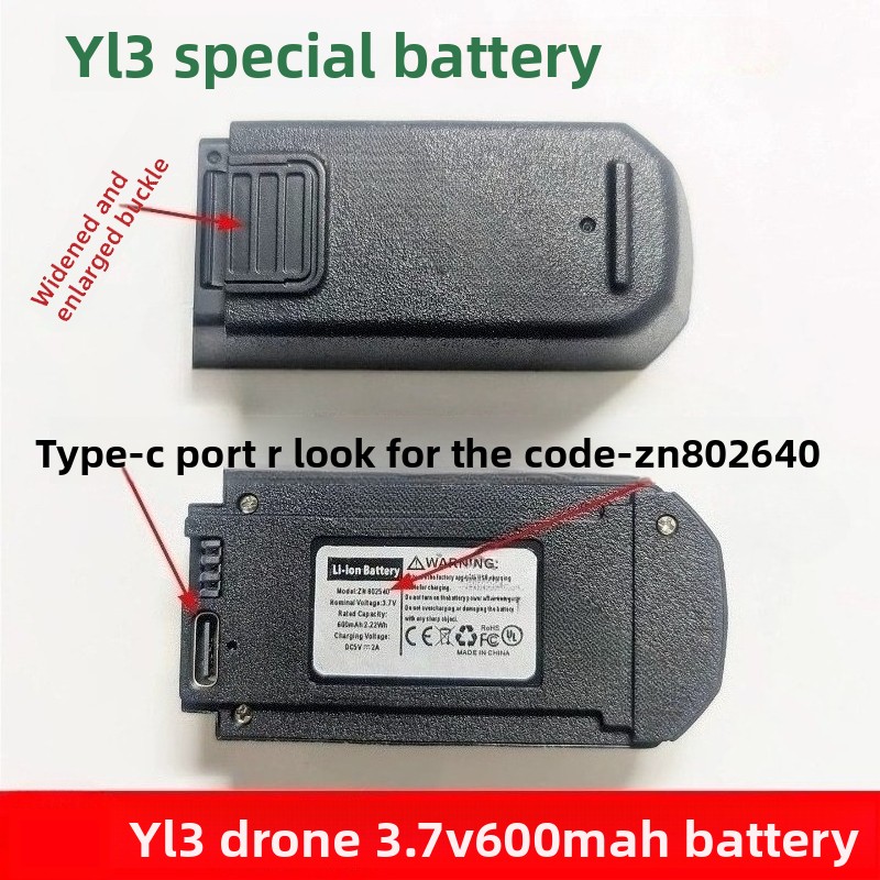 For YL3 Mini 3.7V 600mAh Drone - Drone Rc Yl3 avis et prix
