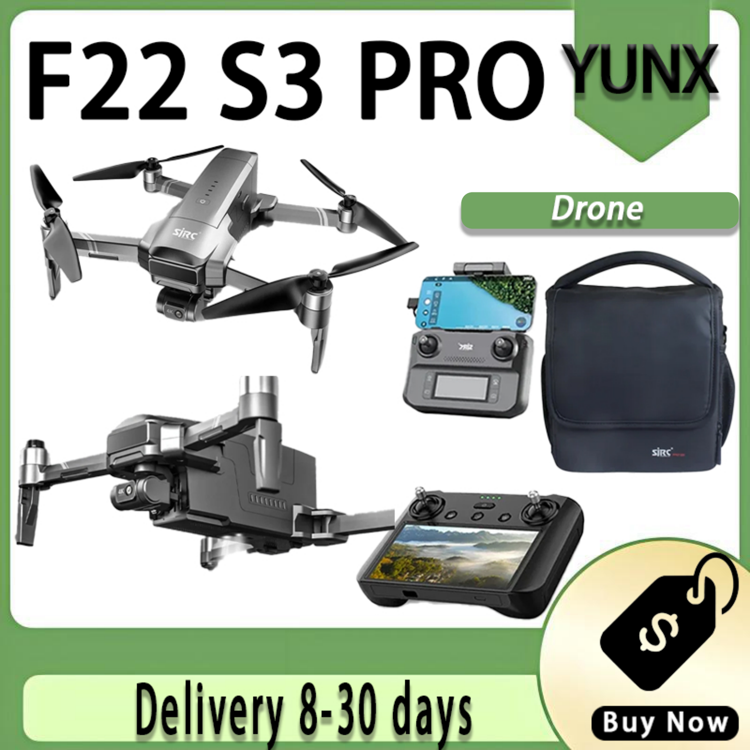 SJRC F22 S3 PRO Drone 4K HD Ca - Drone F22 Rc avis et prix
