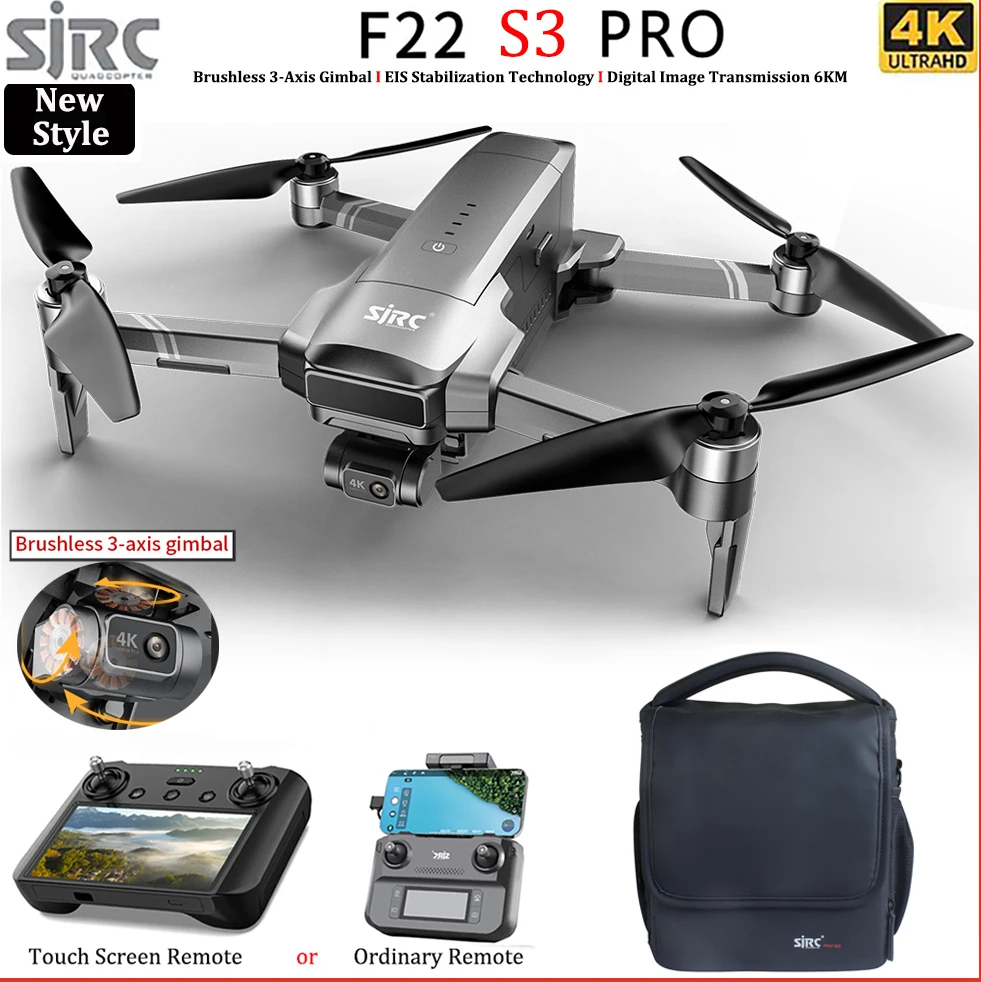 SJRC F22 S3 PRO Drone 4K HD Ca - Drone F22 Rc avis et prix