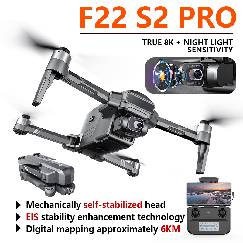 F22 S2 PRO Profesional HD Came - Drone F22 Rc avis et prix
