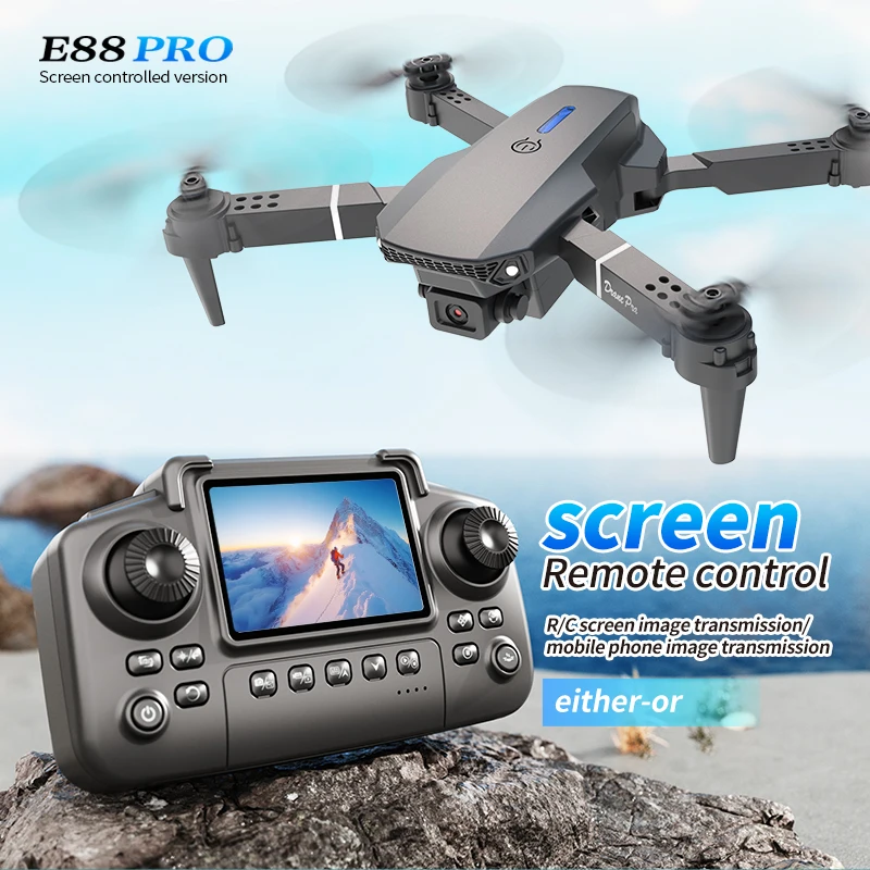 Professional E88 PRO Drone wit - Drone Without Rc avis et prix