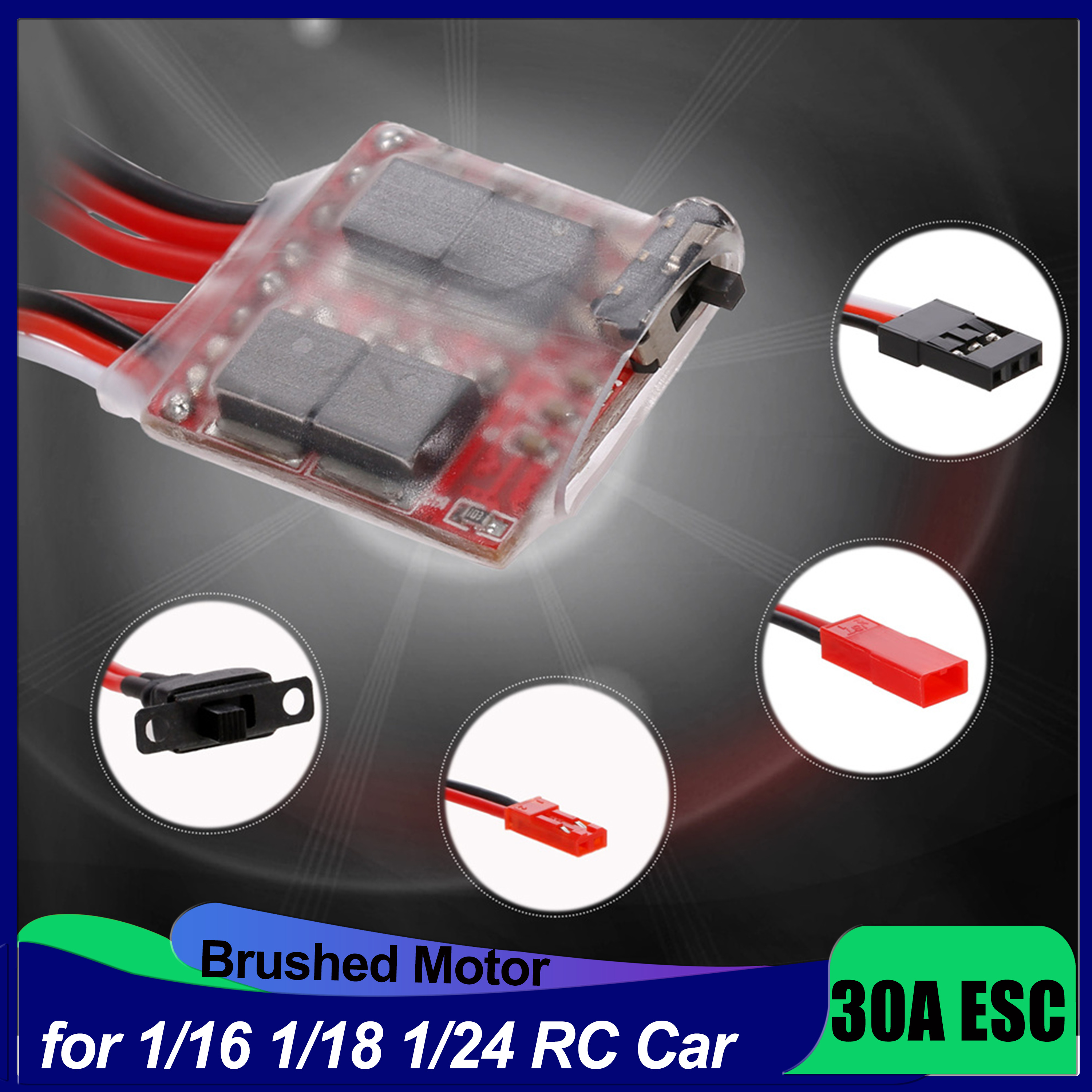 Mini RC Car 30A Brushed ESC Fo - Rc Boat avis et prix