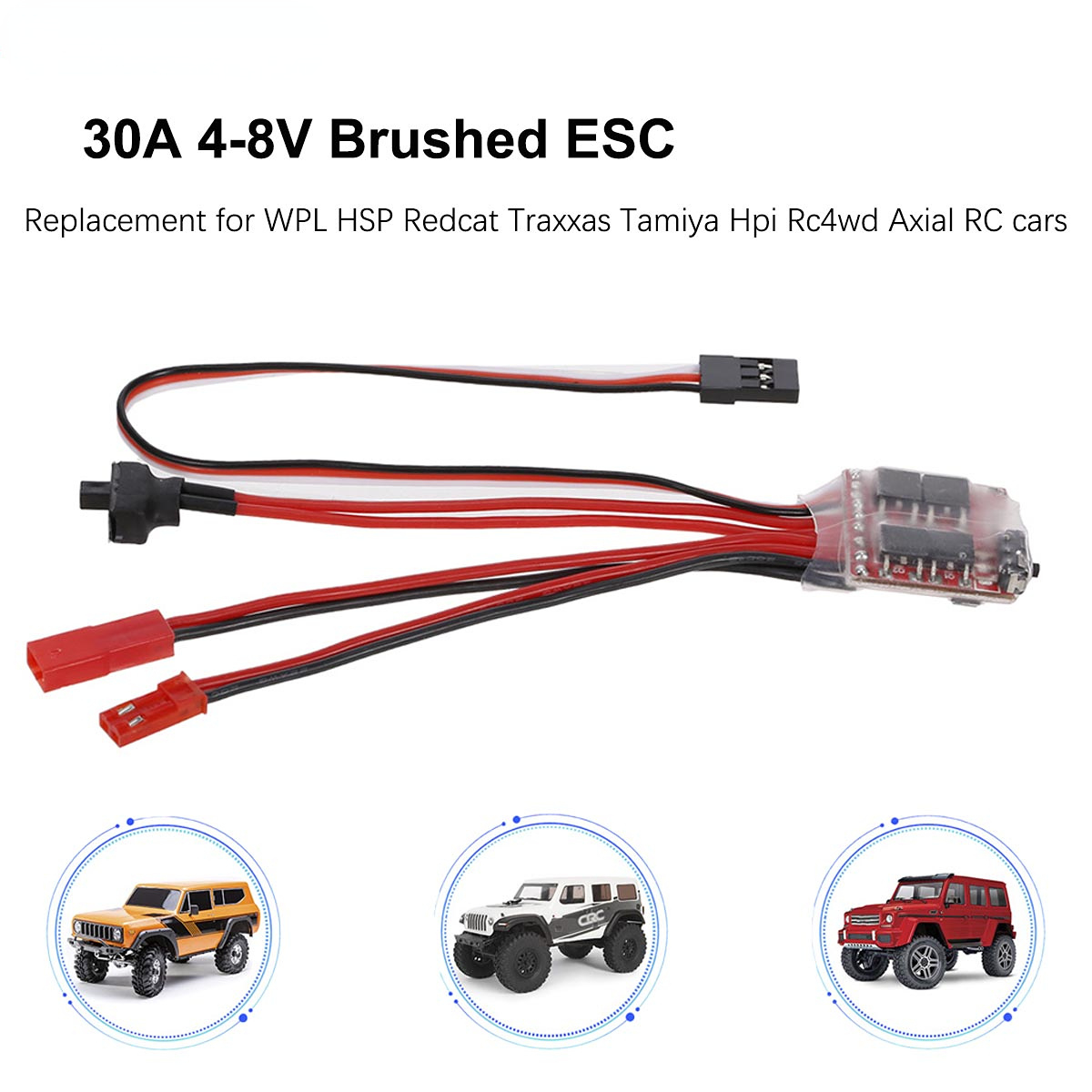 Mini RC Car 30A Brushed ESC Fo - Rc Boat avis et prix