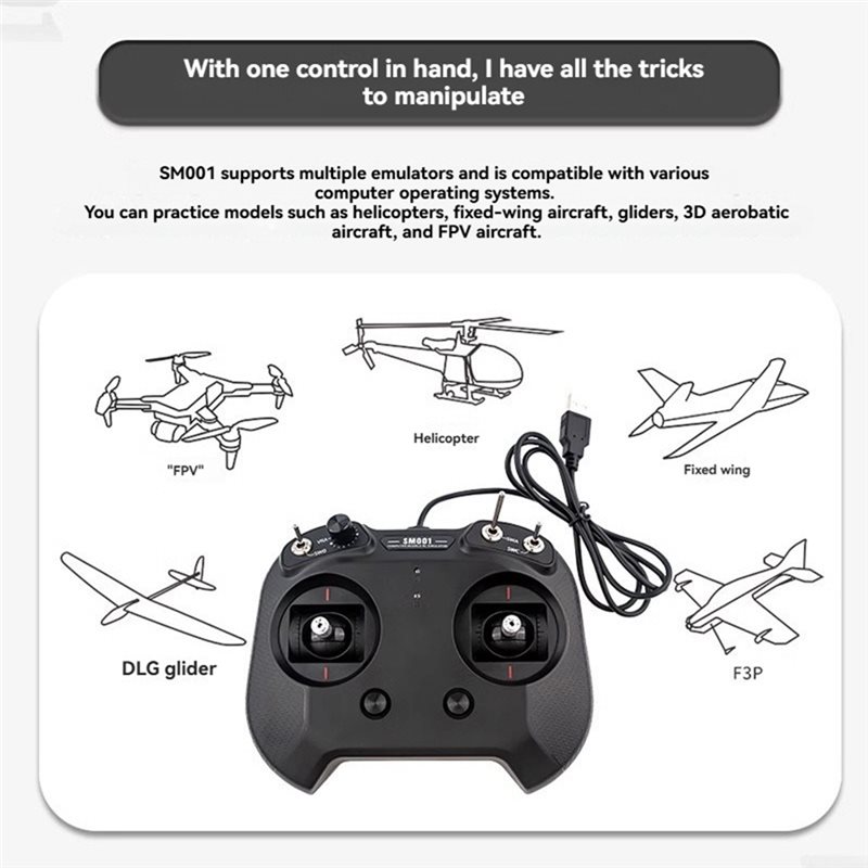 SQPP-FS-SM001 6CH For RC FPV D - Drone Rc Simulator avis et prix