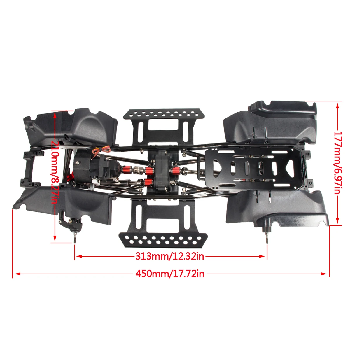 1/10 RC Crawler Chassis Kit wi - Rc Rock Crawler avis et prix