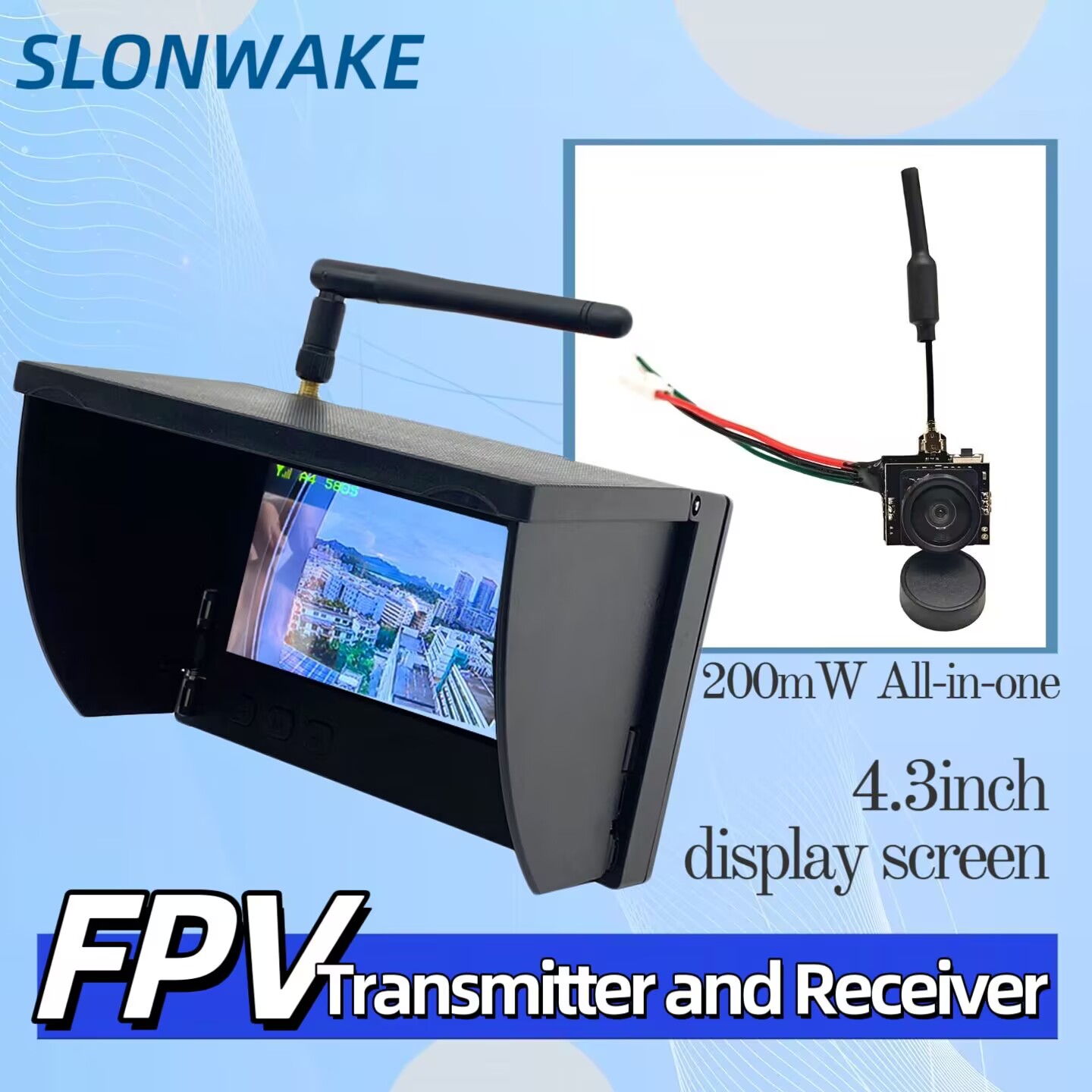 SLONWAKE 5.8G Analog Video Tra - Drone Rc With Camera avis et prix