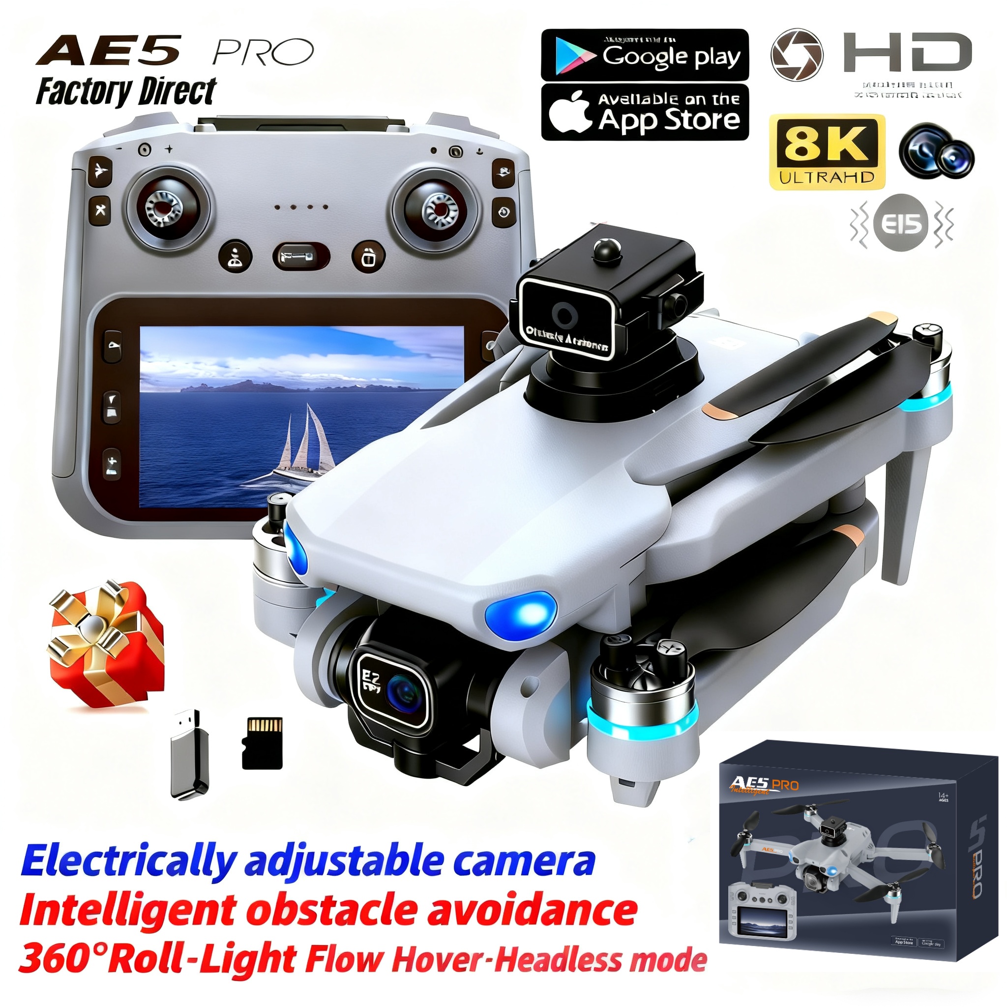 2026 New AE5 Pro Drone 8K HD 4 - Drone Without Rc avis et prix