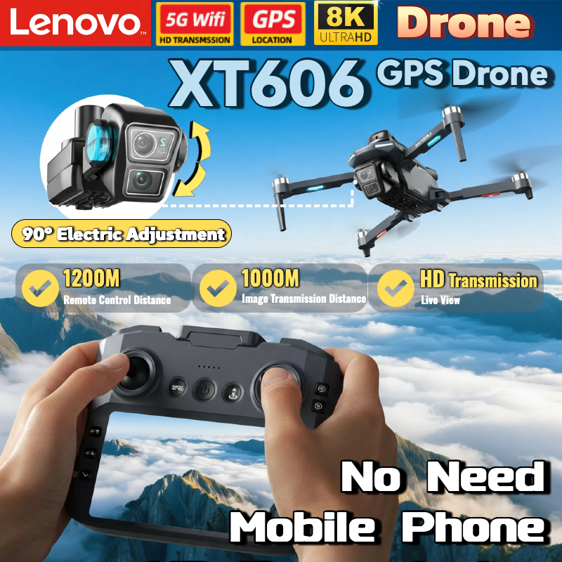 Lenovo True GPS 8K Drone V198  - Drone X1 Rc avis et prix