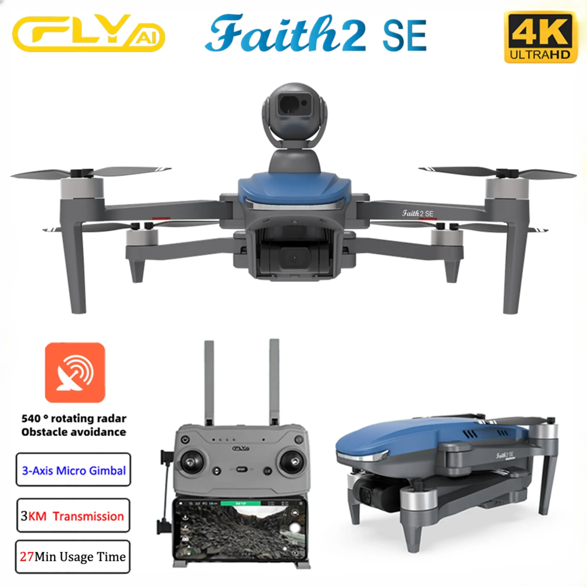 Faith 2 SE With 540° Obstacle  - Drone F22 Rc avis et prix
