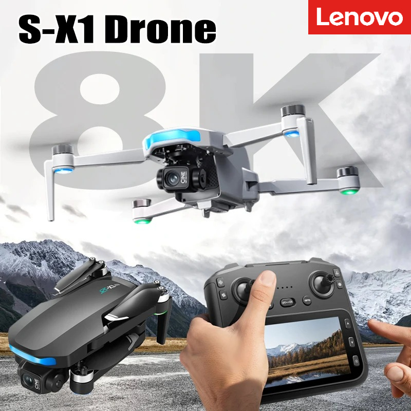 Lenovo S-X1 Drone 8K HD Profes - Drone X1 Rc avis et prix