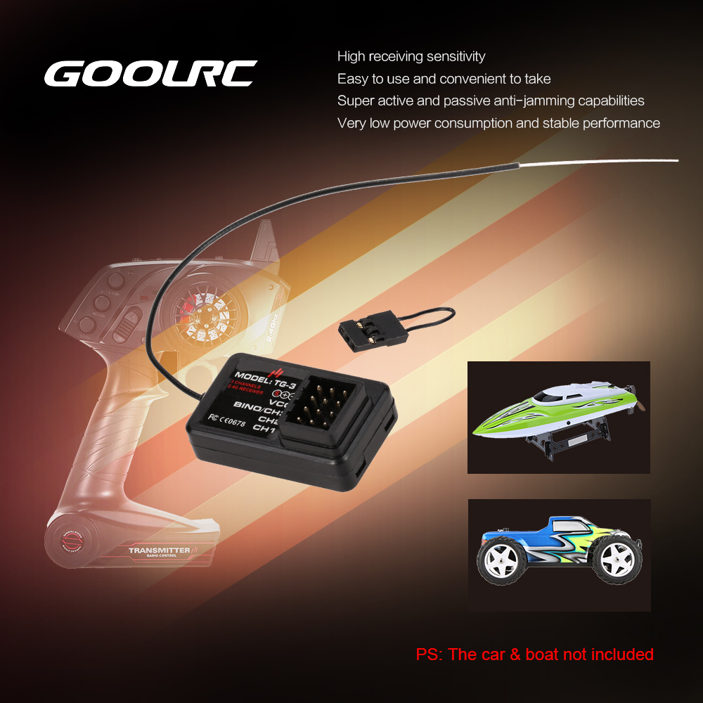GoolRC TG-3 2.4G 3CH RC Car Bo - Joystick Rc Drone avis et prix