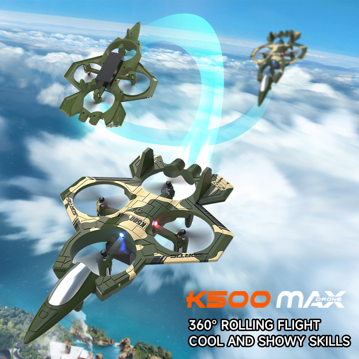 AXNEN K500 MAX RC Plane Fighte - Drone Vera Rc avis et prix
