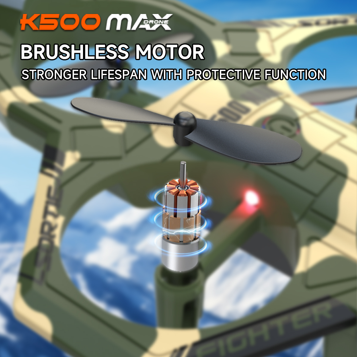 AXNEN K500 MAX RC Plane Fighte - Drone Vera Rc avis et prix