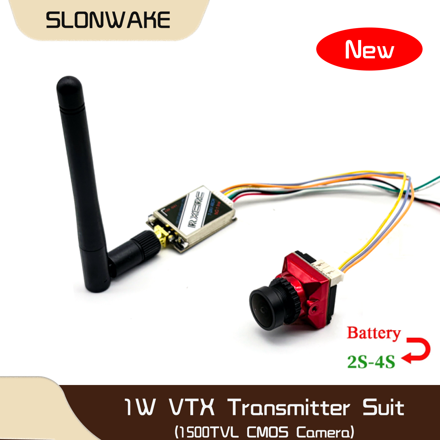SLONWAKE  5.8G 48CH 1W VTX 100 - Drone Rc With Camera avis et prix