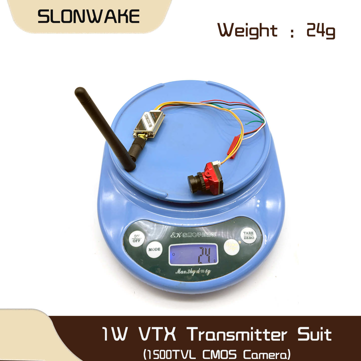SLONWAKE  5.8G 48CH 1W VTX 100 - Drone Rc With Camera avis et prix