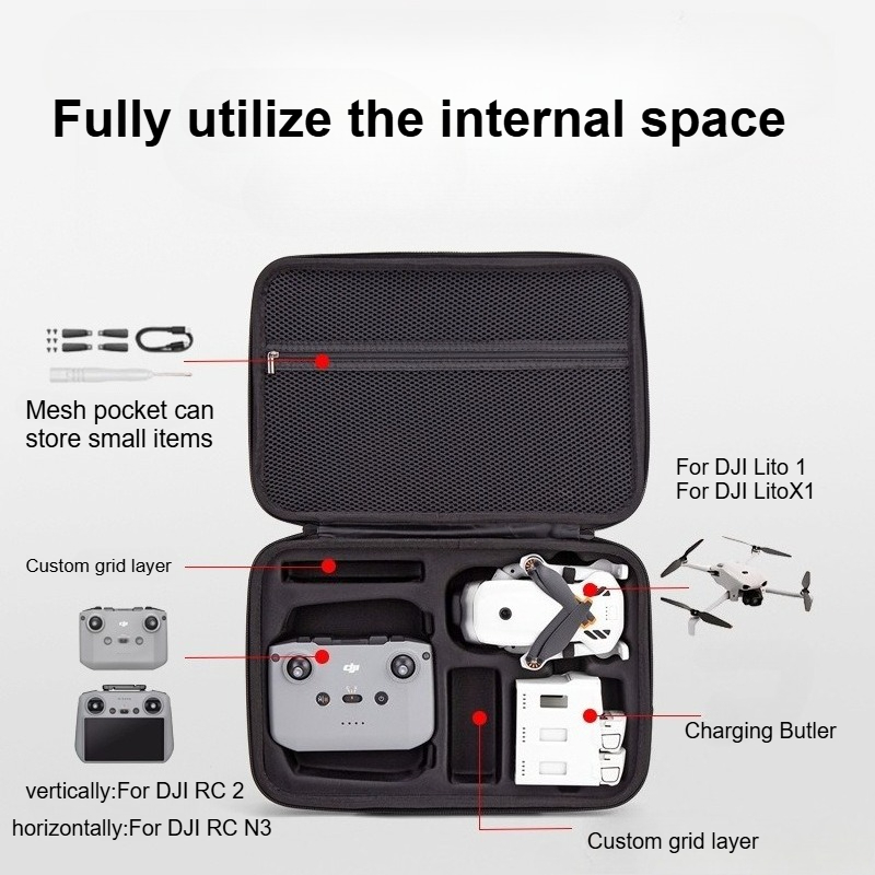 Travel Package Carrying Case F - Drone X1 Rc avis et prix