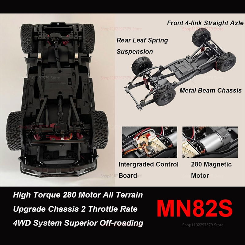RC Crawler MN82S 1/12 Full Sca - Drone Vera Rc avis et prix