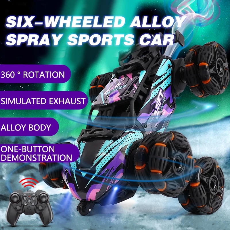 Six Wheels Dual RC Car Toy Spr - Drone Vera Rc avis et prix