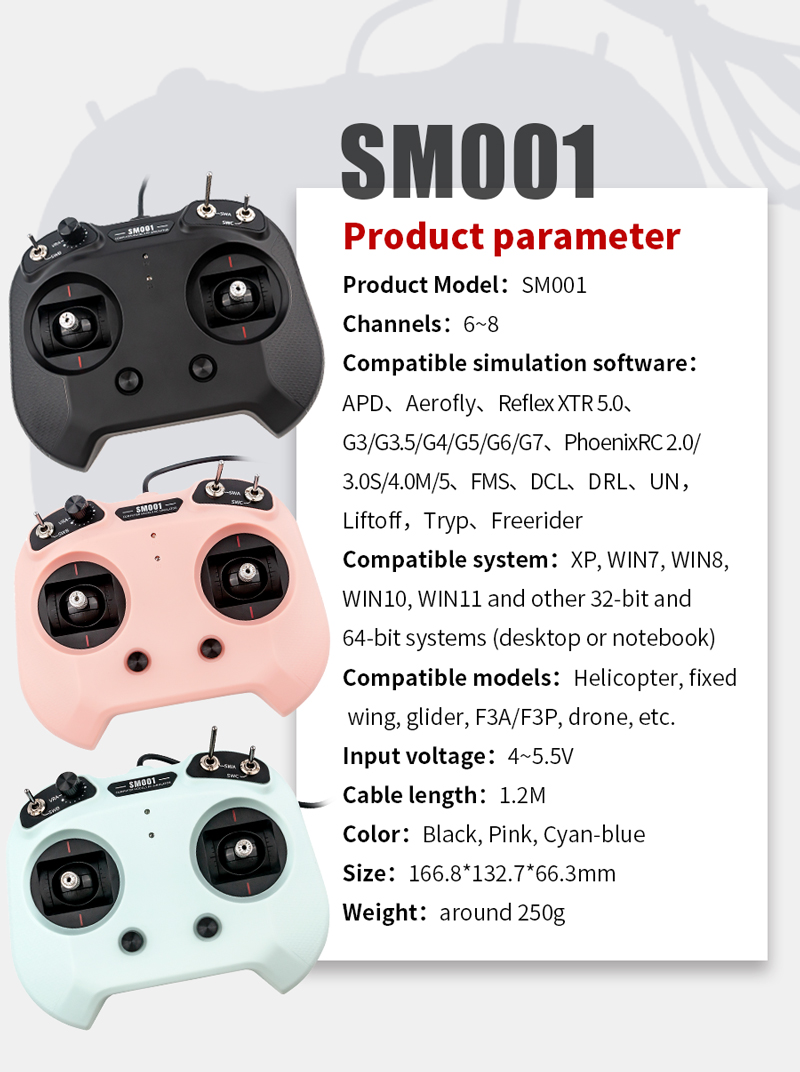 Flysky SM001 6/8CH RC Simulato - Drone Rc Simulator avis et prix