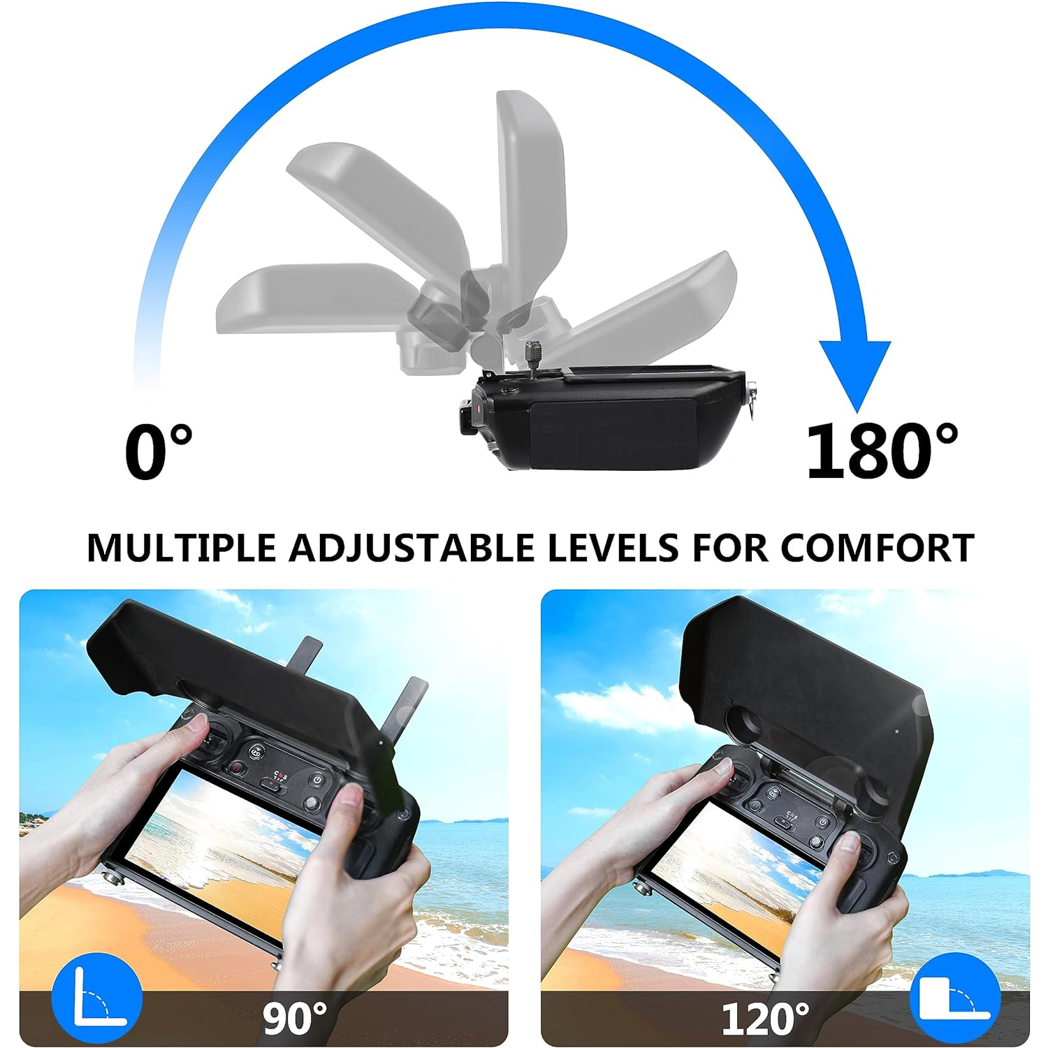 2-in-1 Sun Hood & Joystick Cov - Joystick Rc Drone avis et prix