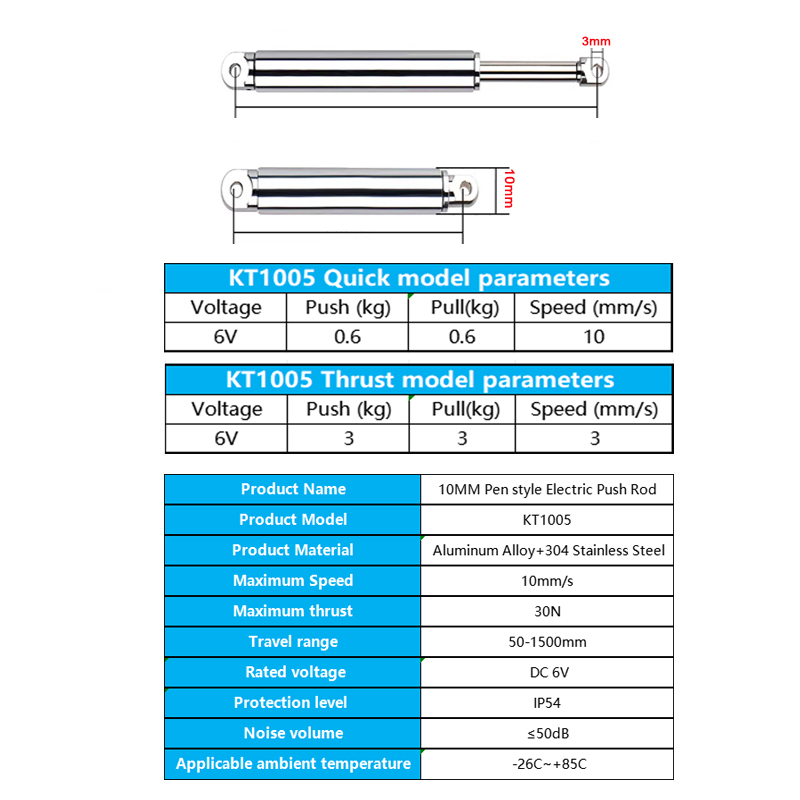 10mm Linear Actuator Retractab - Rc Boat avis et prix