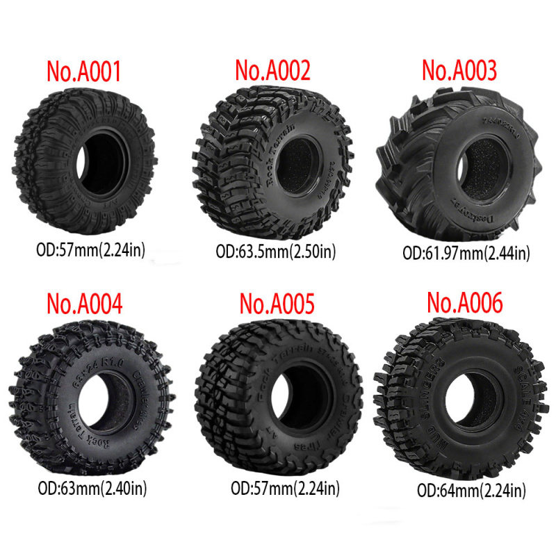 4PCS 1.0inch 57-67mm RC Crawle - Rc Rock Crawler avis et prix