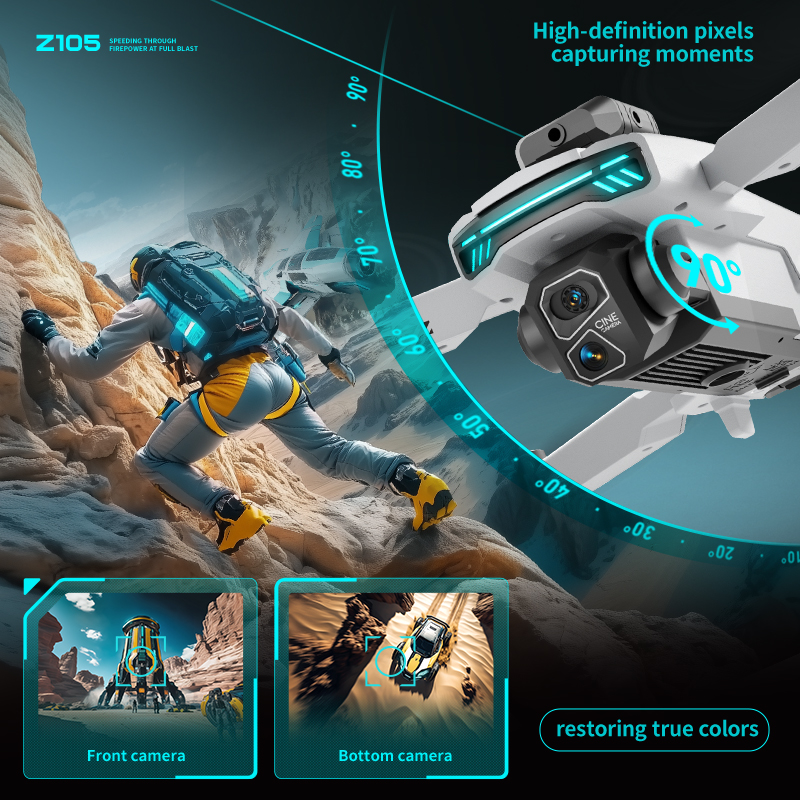New Z105 RC Drone 8K Professio - Drone Without Rc avis et prix