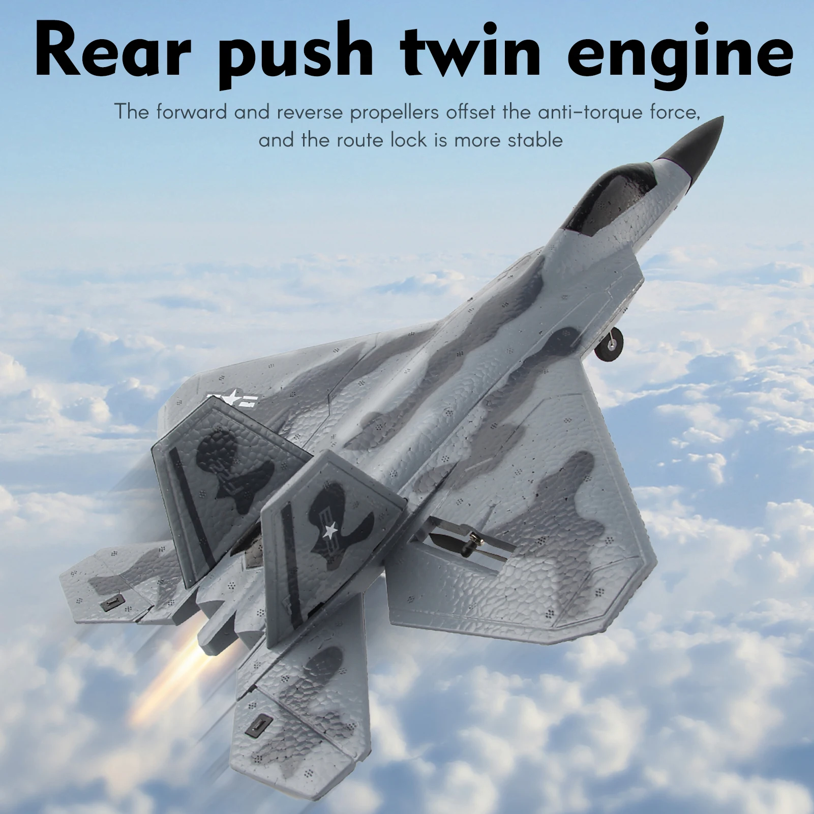Foam RC Aircraft F22 Fighter R - Drone F22 Rc avis et prix