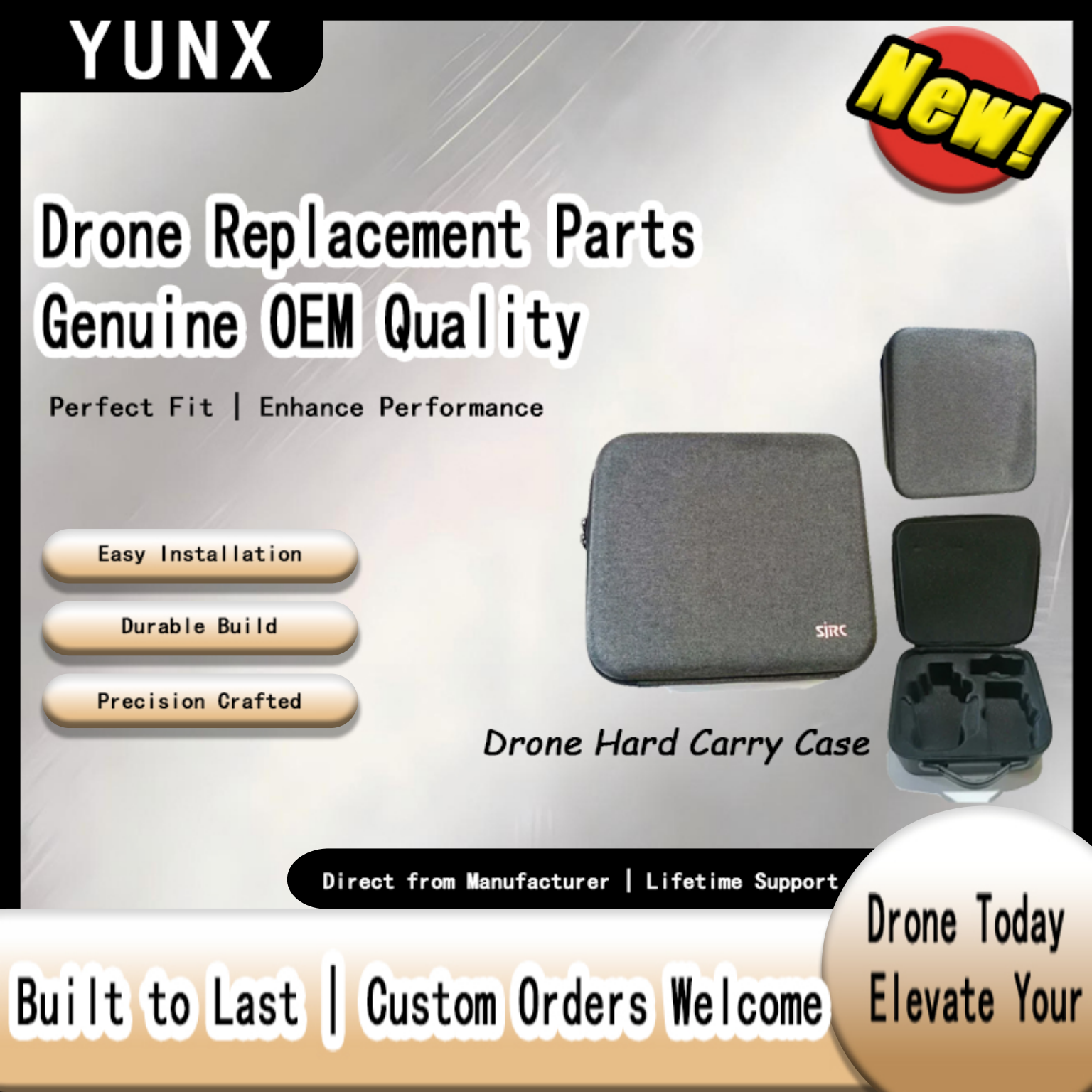 YUNX Portable Hard Storage Sui - Drone F22 Rc avis et prix