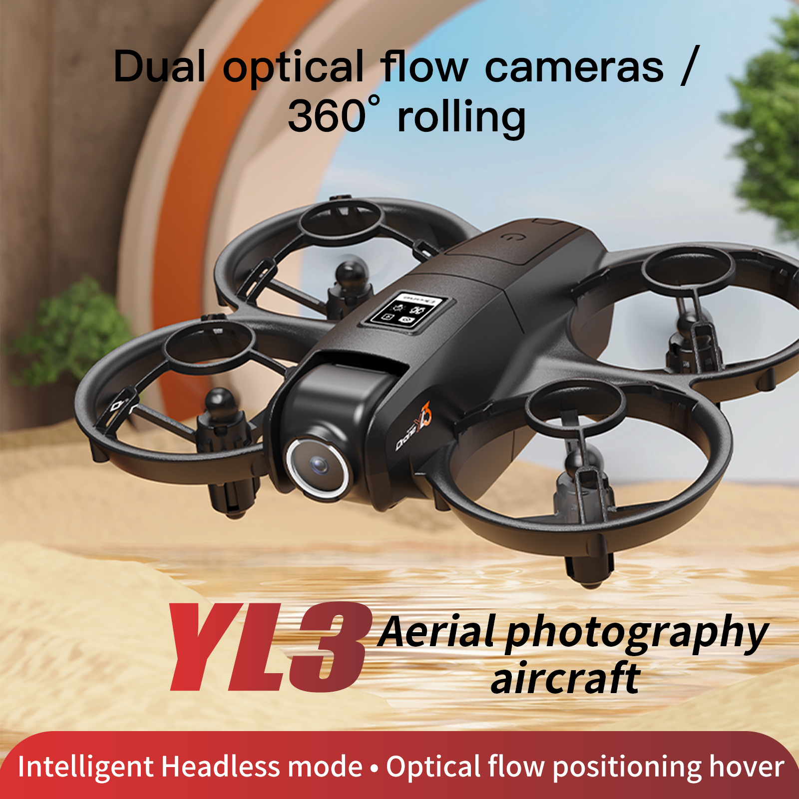 YL3 Drone HD Dual-Camera FPV A - Drone Rc Yl3 avis et prix