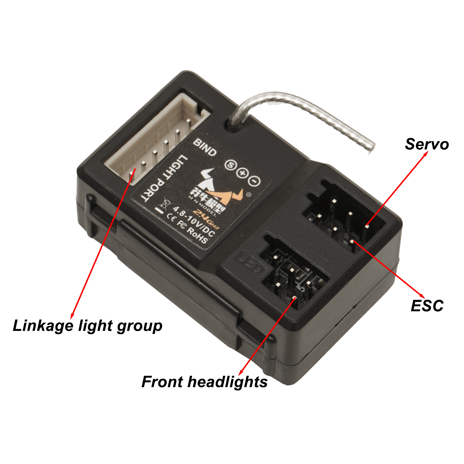 2CH 2.4G Receiver With Linkage - Joystick Rc Drone avis et prix